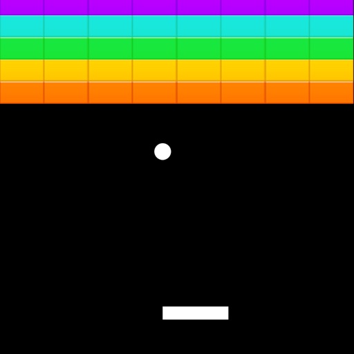 シンプルなブロック崩し１００