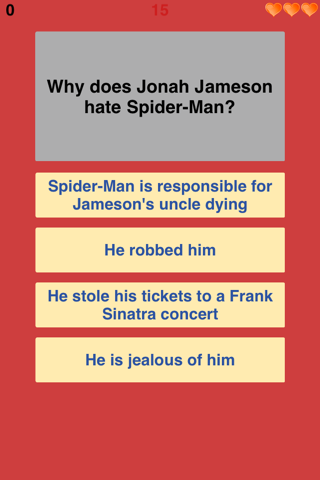 Trivia for Spider-Man - Super Fan Quiz for SpiderMan - Collector's Edition screenshot 2