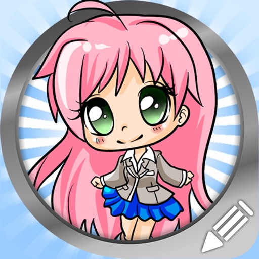 Draw And Paint Chibi Anime Heroes icon