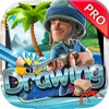 Drawing Desk Boom Beach : Draw and Paint Coloring Books Edition Pro