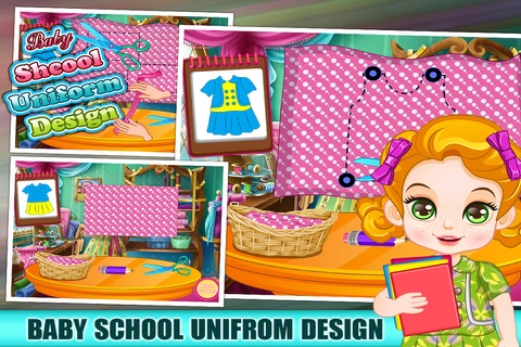 Baby Uniform Tailor - Make Up And Dress Up Game screenshot 2