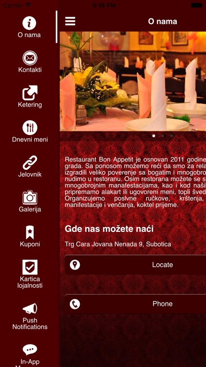 Bon Appetit restaurant