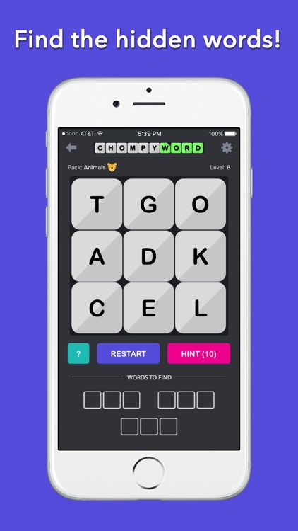 Chompy Word ~ Words Search Puzzle Game