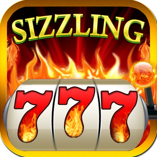 Slots – Sizzling 7's Slot Deluxe: Casino Jackpot Poker Machines of 5-Reels Wizard iOS App