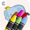 Coloring Book (animals) for children is a simple game book coloring cartoon