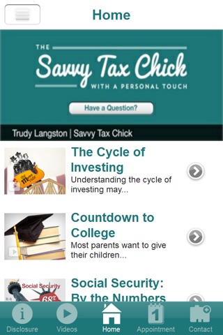 Savvy Tax Chick screenshot 2