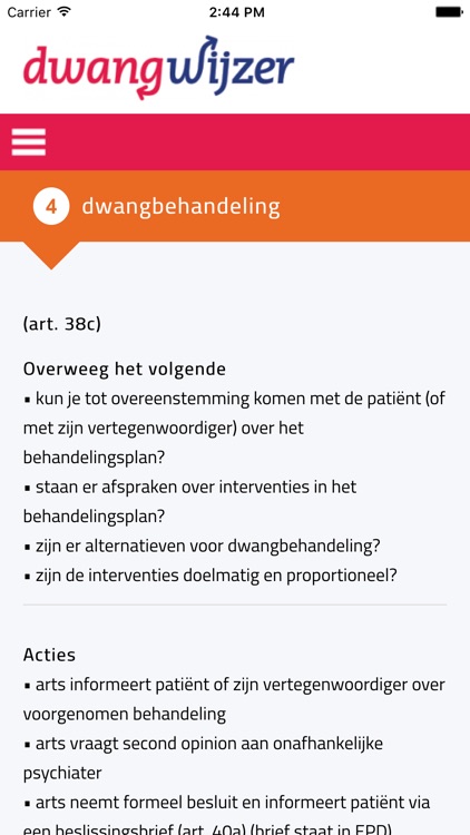 Informatie app