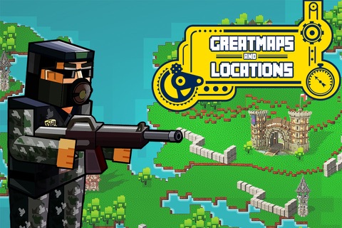 Blockhead Fortress - Modern Warfare Tower Defense screenshot 2