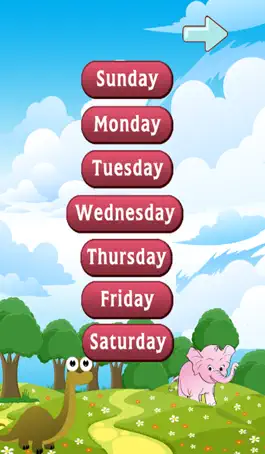 Game screenshot Learn English : Vocabulary : free learning Education games for kids : Days : apk