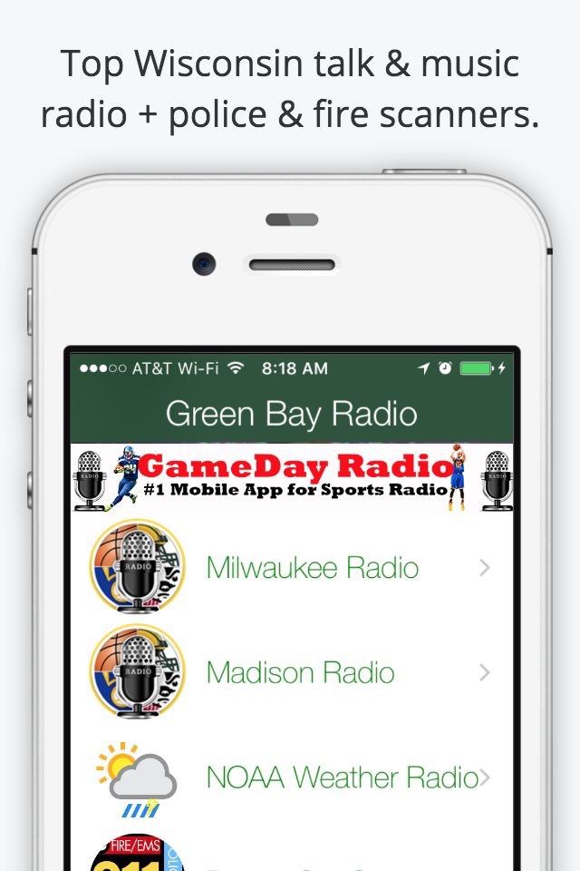 Green Bay GameDay Live Radio – Packers & Bucks Edition screenshot 3