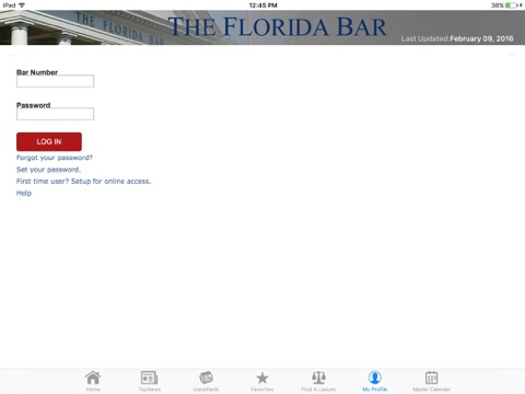 The Florida Bar for iPad screenshot 4