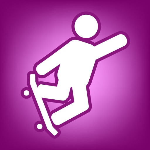 Skateboard Free - Skateboarding Tracker for Real Skaters Icon