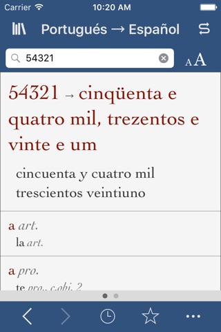 Ultralingua Spanish-Portuguese screenshot 3