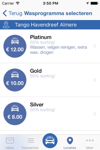 WashWallet screenshot 2