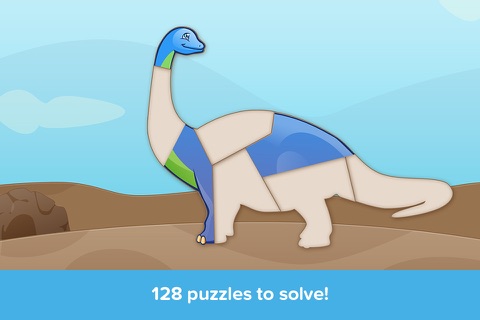 Kids Puzzles - Dinosaurs - Early Learning Dino Shape Puzzles and Educational Games for Preschool Kids screenshot 2