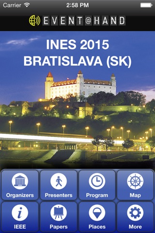 IEEE Hungary EVENT@HAND screenshot 2