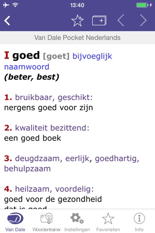 Dutch Dictionary - Van Dale Pocket dictionary: define, spell and use Dutch words correctly screenshot 4