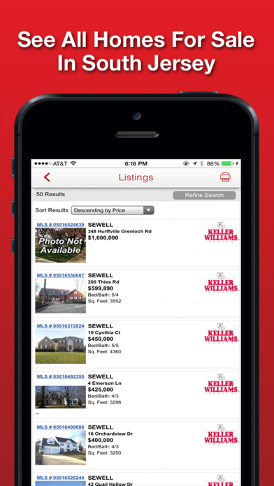 How to cancel & delete Real Estate - South Jersey Homes For Sale - The Amaker Group from iphone & ipad 1