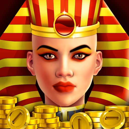 Cleopatra's Coin Dozer: Fun Arcade Coin Pusher Game icon