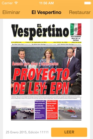 El Vespertino screenshot 2