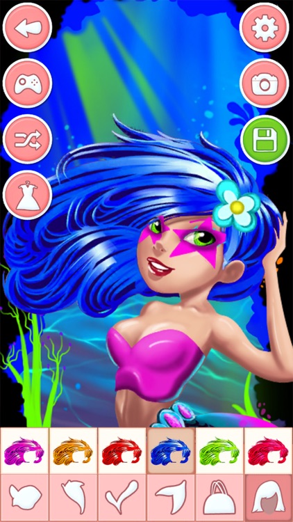 Mermaid Dressup&Makeup - A Mermaid Princess Salon Spa Makeover