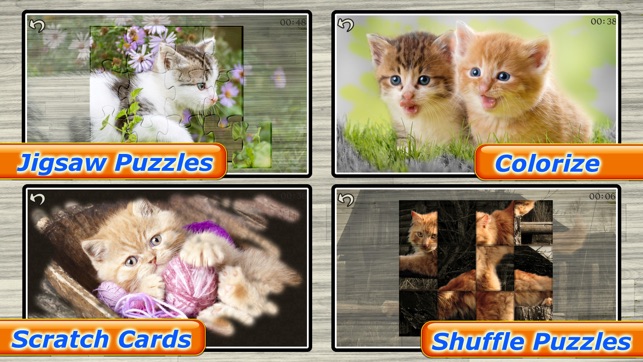 Cute Cats - Real Cat and Kitten Picture Jigsaw Puzzles Games(圖2)-速報App