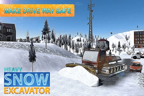 Heavy Snow Excavator Truck Simulator 3D – Real Backhoe Simulation Game screenshot 4