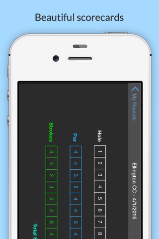 Golf Watch - Scorecard for iPhone and Apple Watch screenshot 3
