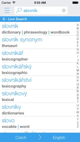 Game screenshot Free Czech English Dictionary and Translator (Česko - anglický slovník) mod apk