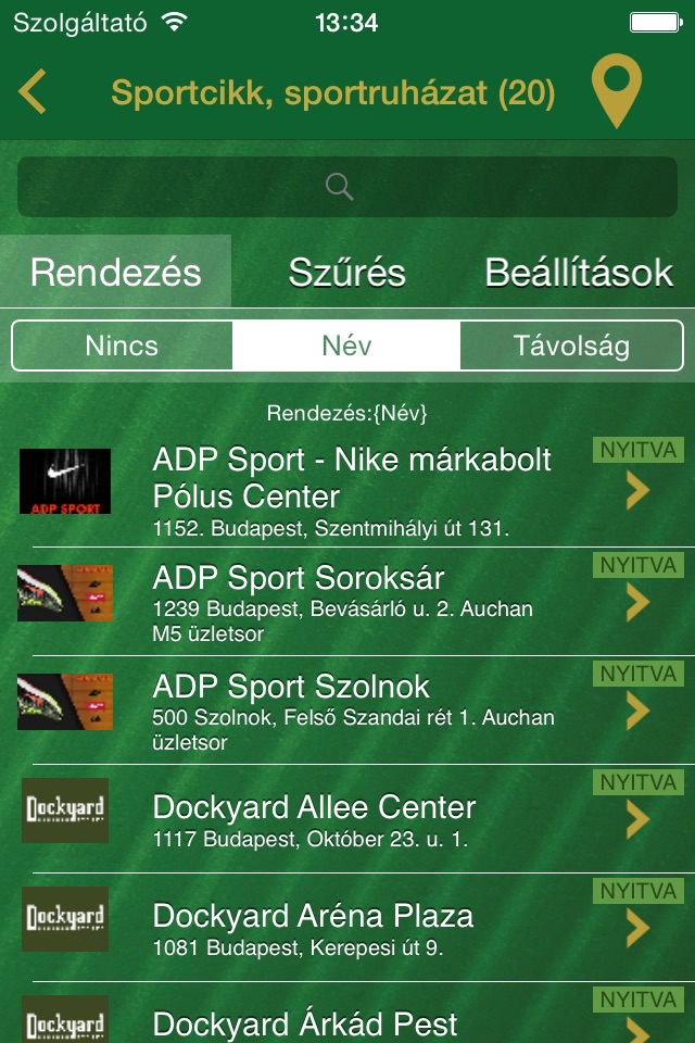 Fradi Kedvezménykártya App screenshot 2