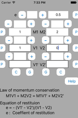 Collision Calculator screenshot 2