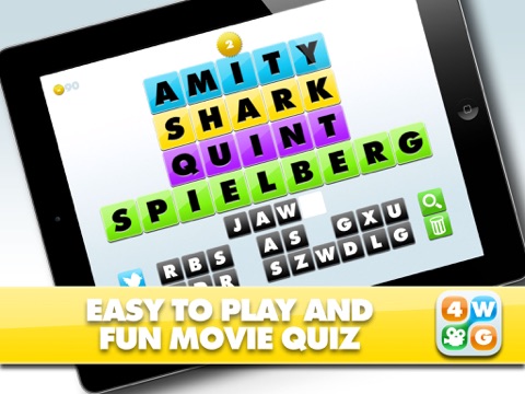 4 Word Movie Game HD - Find the link and guess the movie screenshot 2