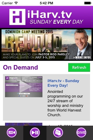 iHarv.tv - Sunday Every Day screenshot 4