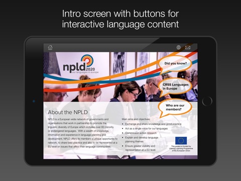 NPLD – Our Languages in Europe screenshot 2