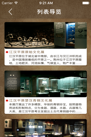 荆州博物馆导览服务平台 screenshot 2