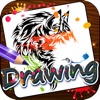 Drawing Desk  Tribal Tattoo : Draw and Paint Coloring Book Edition