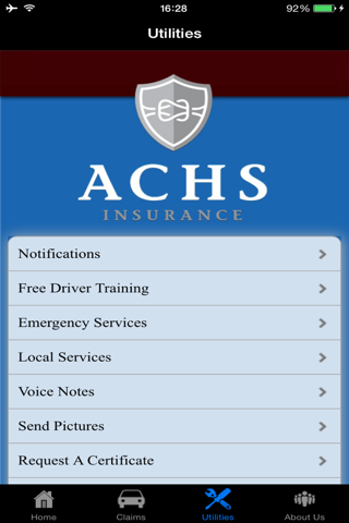 ACHS Insurance screenshot 2