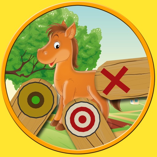 horses trapshooting for kids - free game icon