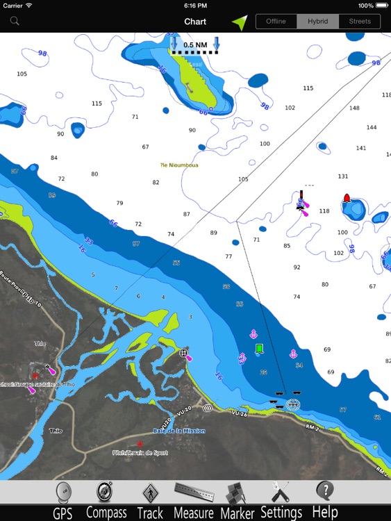 New Caledonia GPS Charts Pro