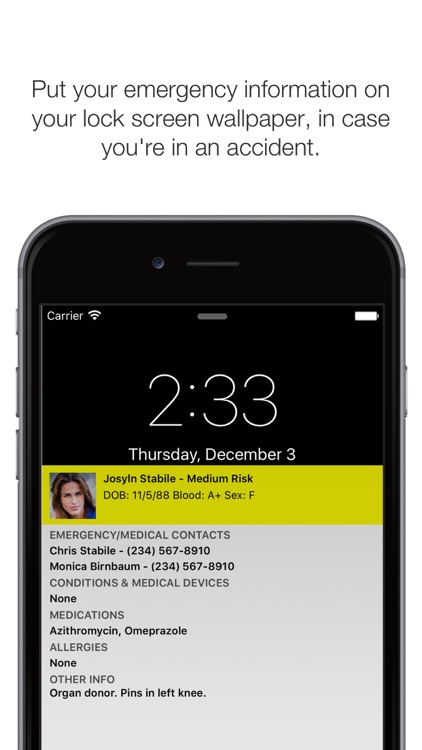 ICE Standard ER 911 - In Case of Emergency