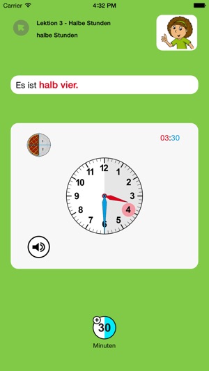 Die Uhr & Uhrzeit lernen(圖2)-速報App