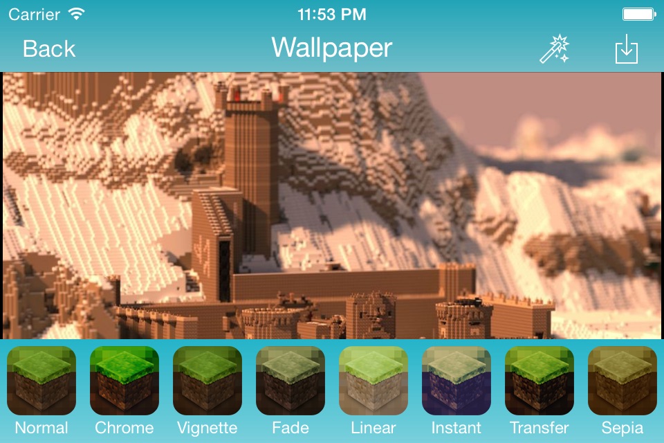 Wallpapers for Minecraft with Filters screenshot 2