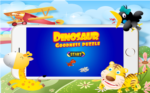 Dinosaur Goodness Puzzle screenshot 2