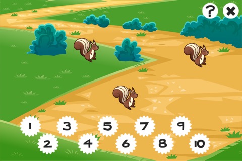 アクティブ！ 森の動植物についての子どもたちのためのゲームを数えるのは数えることを学ぶのおすすめ画像2