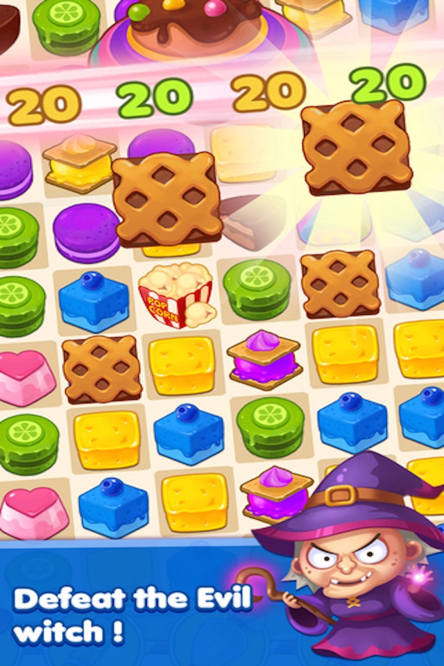 Cake Crush - 3 match puzzle jolly splash game screenshot 2