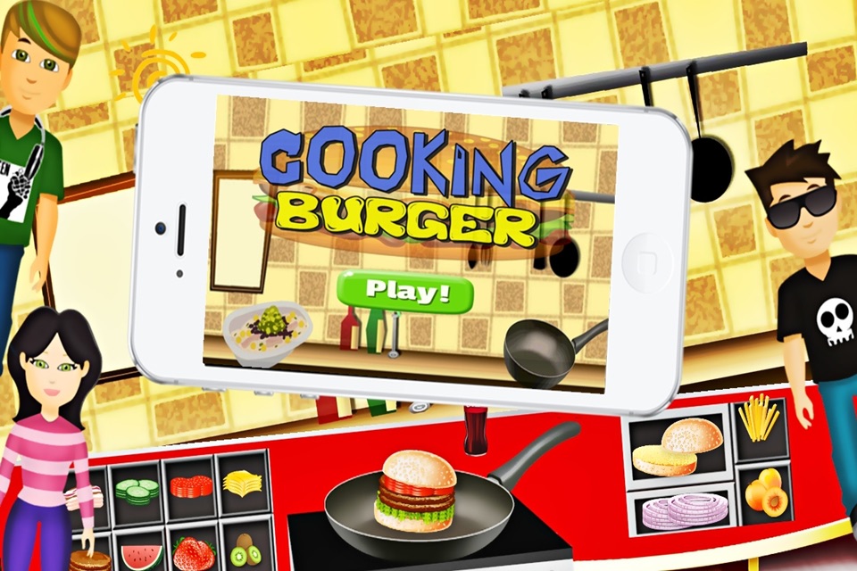 Cooking Hamburger Cool 2016 : Make Games sushi pizzas for fun screenshot 2