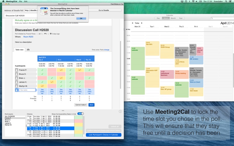 Meeting2Cal - A Meeting Poll Manager thumbnail 2