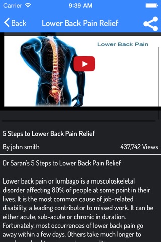 How To Relieve Back Pain - Back Pain Relieving Guide screenshot 3