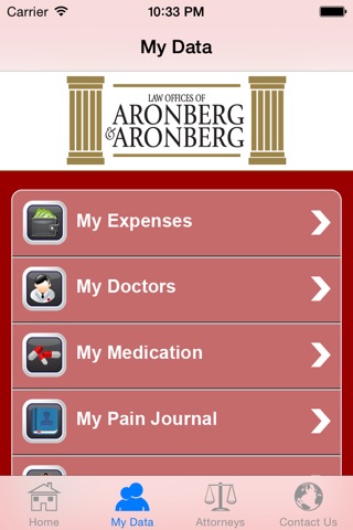 Injury App by Law Offices of Aronberg & Aronberg screenshot 3
