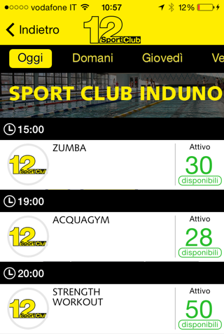 Sport Club 12 Induno screenshot 3